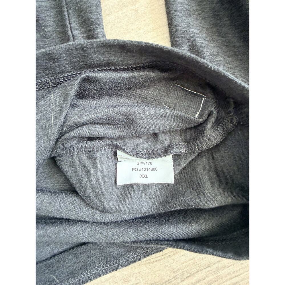 Vuori Strato Tech Long Sleeve Charcoal Heather XXL V178 Mens Performance Shirt - Picture 2 of 3